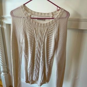 Abercrombie White Sweater